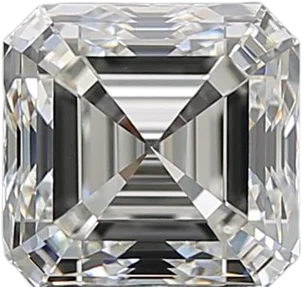 1.5 Carat H VVS1 Asscher Natural Diamond