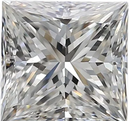 1.5 Carat G SI1 Princess Natural Diamond