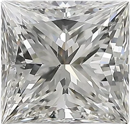 1.5 Carat H SI1 Princess Natural Diamond