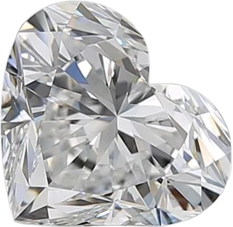 1.51 Carat E VS1 Heart Natural Diamond