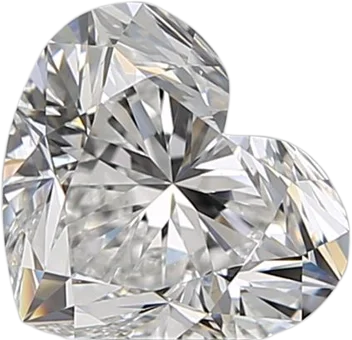 1.51 Carat E VS2 Heart Natural Diamond