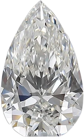 1.51 Carat F VS2 Pear Natural Diamond