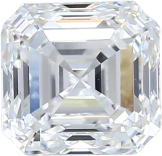 1.52 Carat E IF Asscher Natural Diamond