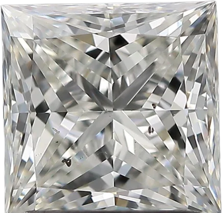 1.56 Carat H SI1 Princess Natural Diamond