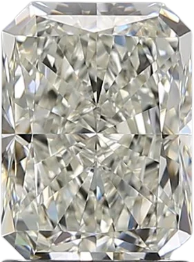 1.58 Carat J IF Radiant Natural Diamond