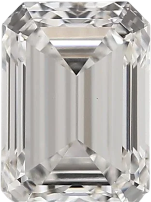 1.72 Carat E vs1 Emerald Lab Diamond