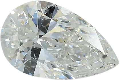 1.72 Carat F SI2 Pear Natural Diamond