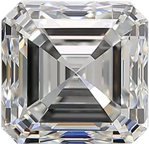 2.01 Carat G VS2 Asscher Natural Diamond