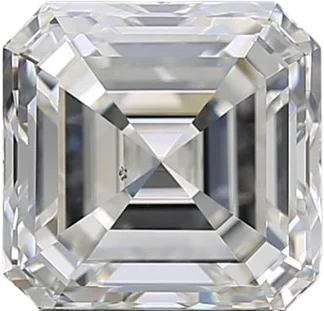 2.01 Carat G VS2 Asscher Natural Diamond