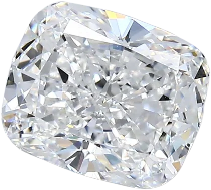 2.01 Carat D VS1 Elongated Cushion Natural Diamond