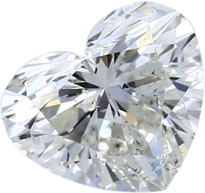 2.01 Carat K SI2 Heart Natural Diamond