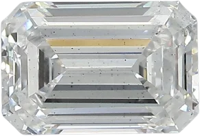 2.1 Carat E SI1 Emerald Lab Diamond