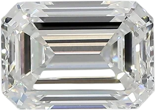 2.1 Carat E VS1 Emerald Lab Diamond