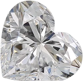 2.23 Carat D VVS1 Heart Natural Diamond