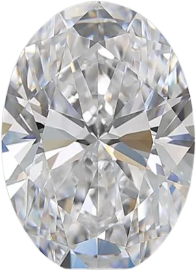 3.09 Carat D FL Oval Natural Diamond