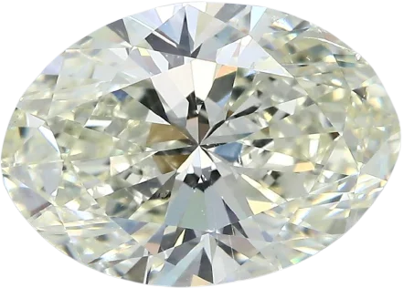 4.01 Carat L SI1 Oval Natural Diamond