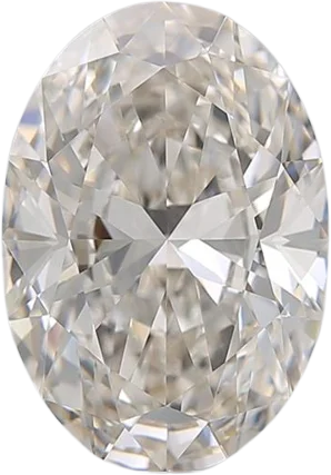 4.03 Carat I VVS1 Oval Natural Diamond