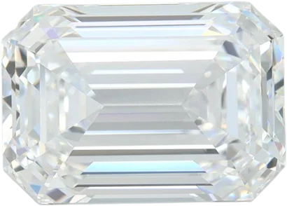 4.44 Carat D VVS1 Emerald Lab Diamond