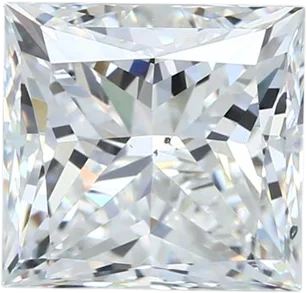 5.1 Carat G SI1 Princess Natural Diamond